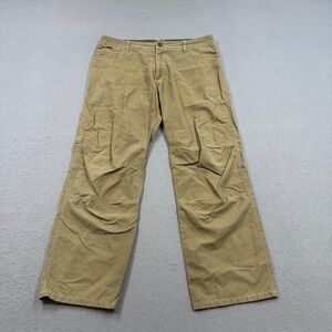 Kuhl Dry Pants Mens 36x32 Brown Straight Relaxed Utility Hiking Outdoor Workwear